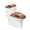 Maple Leaf Horse Pattern, variant on HELLHERO Ghost Bat Pattern Bathroom Toilet Cozy Set & Set of 2 Toilet Lid Seat Cover Set & Universal for Bathroom Home
