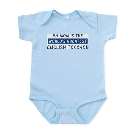 

CafePress - English Teacher Mom Infant Bodysuit - Baby Light Bodysuit Size Newborn - 24 Months