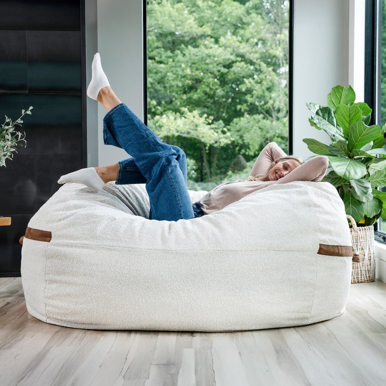 Bigfeelingsページ Big Joe Fuf 7Ft Giant Foam Bean Bag Chair, Oversized Couch with