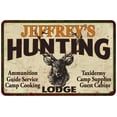 thumbnail image 1 of JEFFREY'S Hunting Lodge Metal Sign Man Cave 8x12 108120015033, 1 of 1