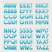 Hello Hobby Extra Large Blue Glitter Alphabet Stickers, Letter Icons, 99 Count