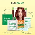 thumbnail image 5 of Nisha Creme Hair Color | Permanent Long Lasting Hair Dye Colour Kit | Mahogany | Mini Box 40gm / 1.35 Oz, 5 of 8