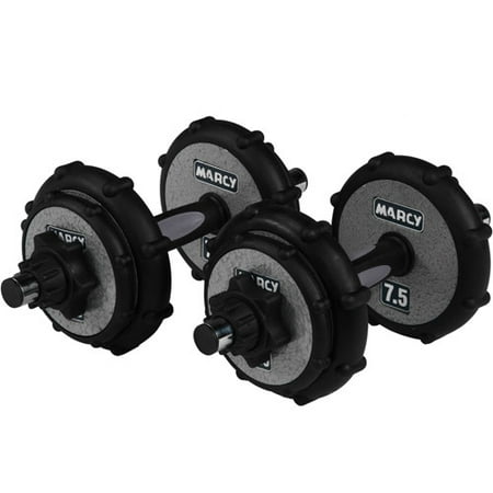 marcy 40 lb dumbbell set with rubber rims walmart com