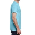thumbnail image 2 of Jnriver Men's Short Sleeve Lightweight Heavy Cotton T-Shirt Regular-Fit Crewneck Tee for Casual Wear Gym Workout Summer Outfit - Sky - 2XL, 2 of 3