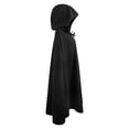 thumbnail image 3 of Hvyesh Cloak with Hood Medieval Renaissance Cape for Men and Women Wizard Witch Cape Unisex Halloween Cosplay Costume, 3 of 3