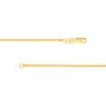 thumbnail image 3 of 14K Yellow Gold Women's 24" 1.50mm Round Wheat Chain Necklace, 3 of 4