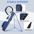 thumbnail image 5 of Sturdum Lightweight Golf Stand Bag, Portable Par 3 Carry Bag with Insulated Cooler Pocket, Durable Golf Bag for Driving Range, Pitch & Putt & Executive Courses, 5 of 8