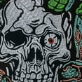 thumbnail image 2 of Skull Snake Clothes Patches Embroidered DIY Iron on Sew on Patches for Backpacks Jacket Motorcycle Patch 1 Piece, 2 of 6