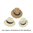 thumbnail image 3 of Qarigey Sombrero para el sol, sombrero de bombín, accesorio de ropa de protección solar, gorras de Camping, sombrero de paja para niños y Sombreros Café oscuro, 3 of 6
