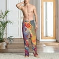 thumbnail image 4 of Salouo Meditating Cute Horse Print Pajama Pants for Men, Lounge Pants Elastic Waistband Casual Men's sleepwear Loungewear Sleep Pajama Pant -Small, 4 of 7