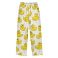 thumbnail image 2 of FORMRS Kids Pajama Pants with Pockets Size 6-8Y Boys Lounge Sleep Bottoms, Yellow Rubber Ducks, 2 of 8