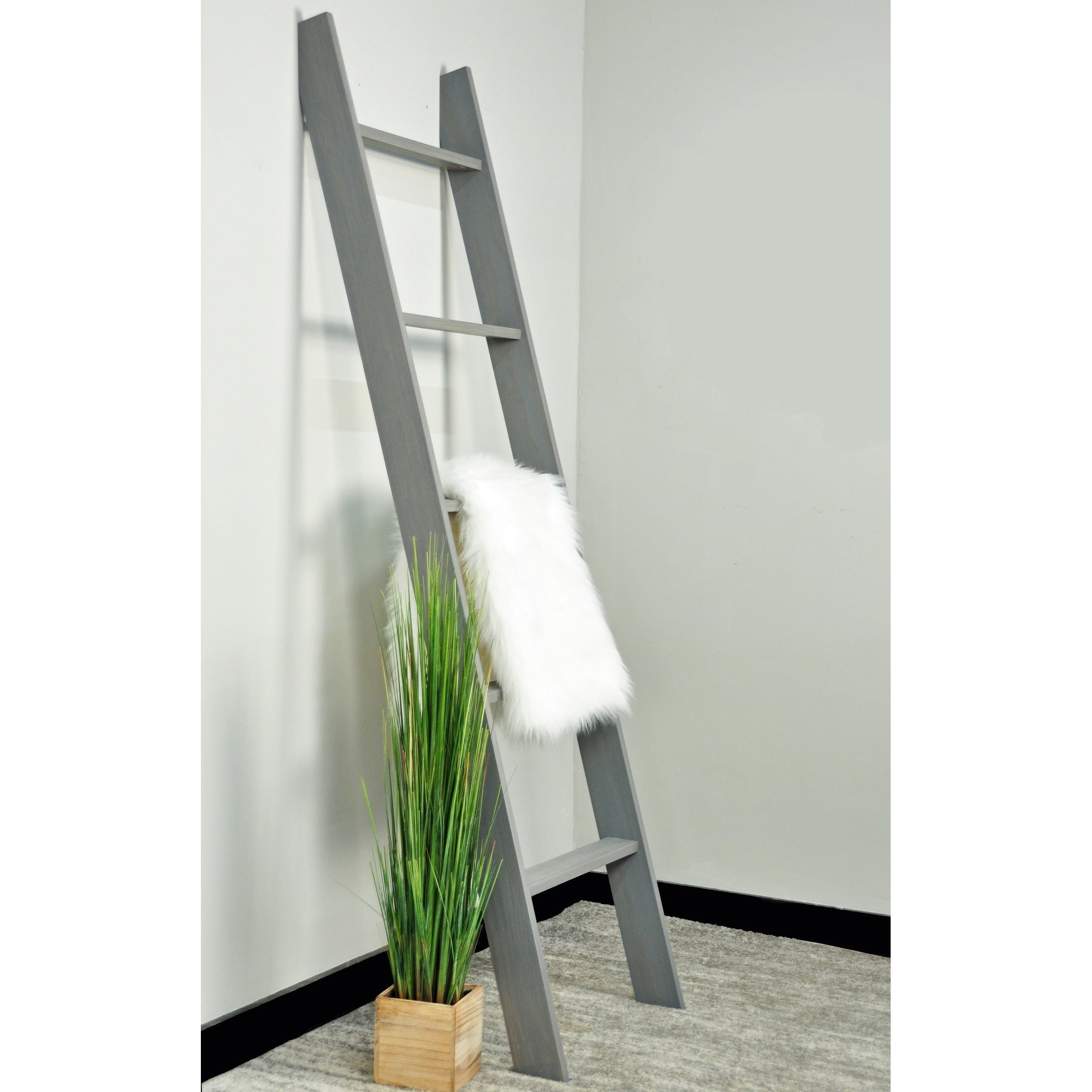 BrandtWorks Foot Modern Farmhouse Blanket Ladder 20 X 60 atelieryuwa