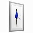 thumbnail image 3 of Stupell Industries Girl In Blue Dress Silhouette Gray Framed Print Under Glass design by Simone Elum, 20 x 14, 3 of 10