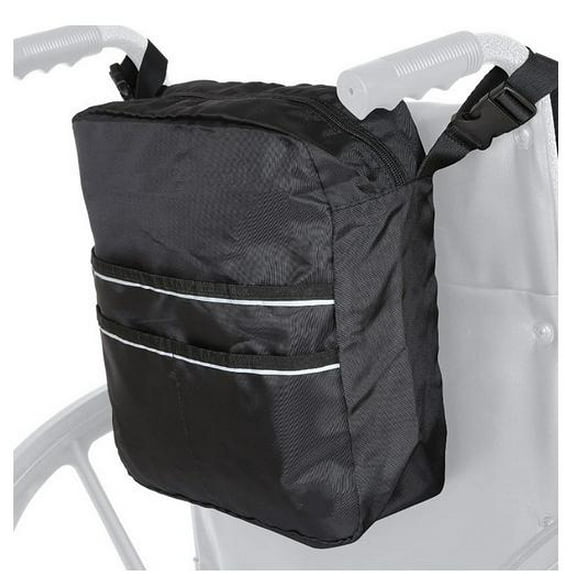 GOOHOCHY Wheelchair Pouch Side Pocket Wheelchair Bags Backpack Attachment Accessories For Electric Power Wheelchair Cup Holder