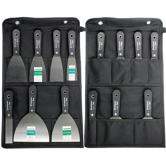 BUZIFU Stainless Steel Putty Knife Set 7 Pieces