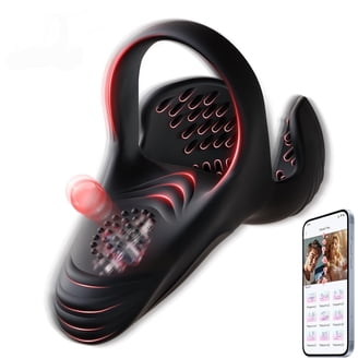 tandem vibrating ring walmart Silicone Studs Vibrating & Thrusting Dildo in Light – PinkCherry main image 0