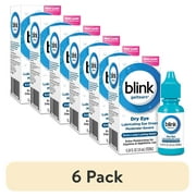 (6 pack) Blink Gel Tears Lubricating Eye Drops Moderate-Severe Dry Eye 10 ML