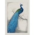 thumbnail image 2 of OToole, Tim 14x18 White Modern Wood Framed Museum Art Print Titled - Custom Peacock Blue I (ASH), 2 of 4