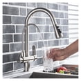 thumbnail image 3 of Water Filter Faucet Kitchen Faucets Dual Handle Filter Faucet Mixer 360 Degree Rotation Water Purification Feature Taps, 3 of 12