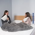 thumbnail image 2 of Paquete de Dos Almohadas Estándar Memory Foam Silver Edition Blanca con Plateado 55 x 29 x 8 cm, 2 of 7