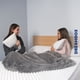thumbnail image 2 of Paquete de Dos Almohadas Estándar Memory Foam Silver Edition Blanca con Plateado 55 x 29 x 8 cm, 2 of 7