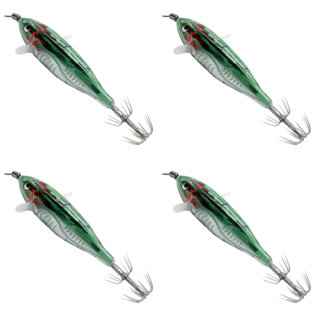 Anzuelo para Camarones Jigging Calamar Herramienta Pesca Nocturna Con Cebo Artificial Brillante 5 5g (estilo H)