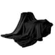 thumbnail image 2 of Manta de forro polar suave para sofá y cama | Manta de sofá de 100 x 150 cm | Manta de poliéster ligera y cálida | Lavable a máquina | Beige, negro y blanco, 2 of 6