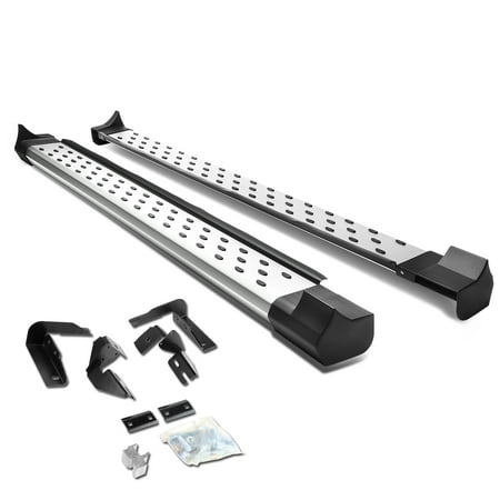 For 13-17 RAV4 Pair of Side Step Nerf Bar Running Boards (Grey/Black) 14 15 16