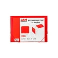 thumbnail image 3 of JAM Paper 13 Pocket Plastic Expanding File Accordion Folders Letter Size 9 x 13 Red Sold, 3 of 4