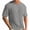 Gray, variant on lmcalzta Plus Size Mens T-Shirts Crew Neck Short Sleeve Soft Knitted Tee Shirts Summer Beach Tops