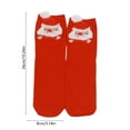 thumbnail image 3 of Hometravel Pair of Christmas Socks, Cute Cartoon Design Mid-Crew Socks, Holiday Themed Socks for Autumn Winter Warmth, Festive Footwear for Cold Weather, 3 of 6