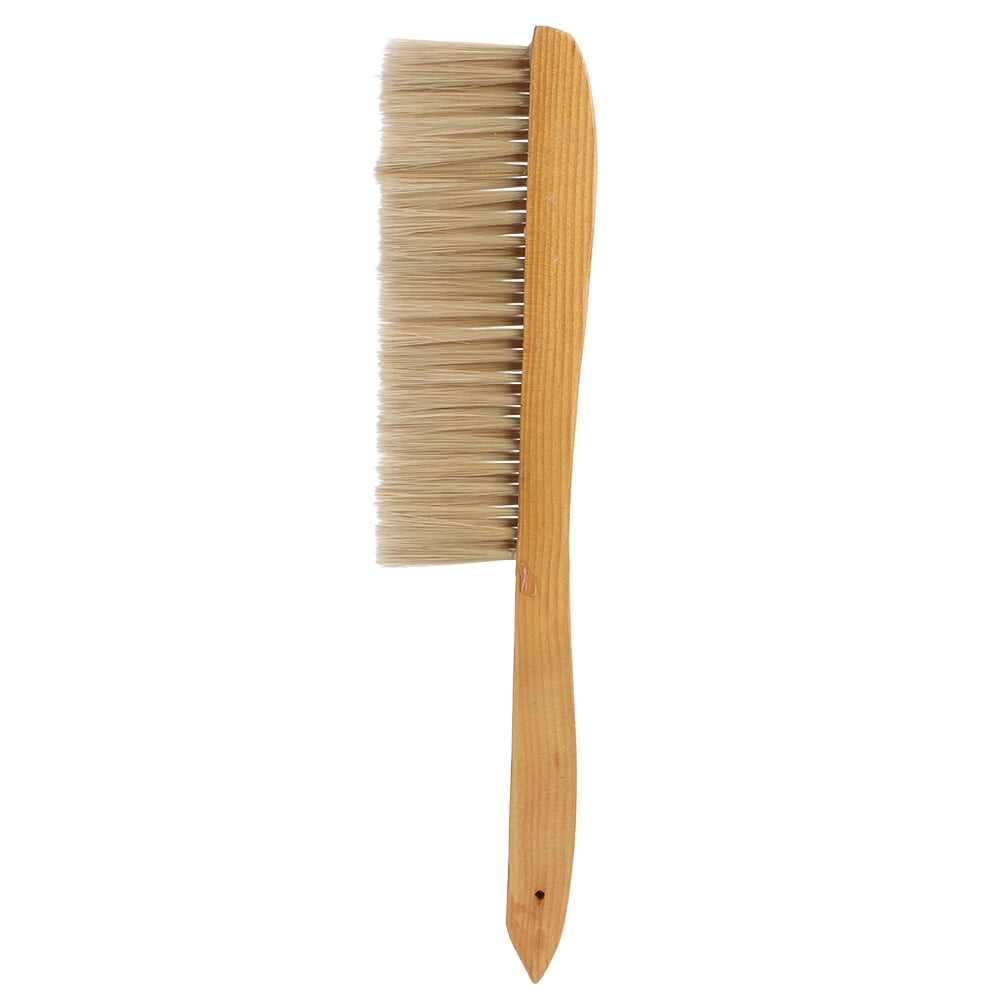 Lot De 2 Brosses à Abeilles Manche Bois - Poils Doux 39.5cm - Pour Apiculture Et Récolte Miel