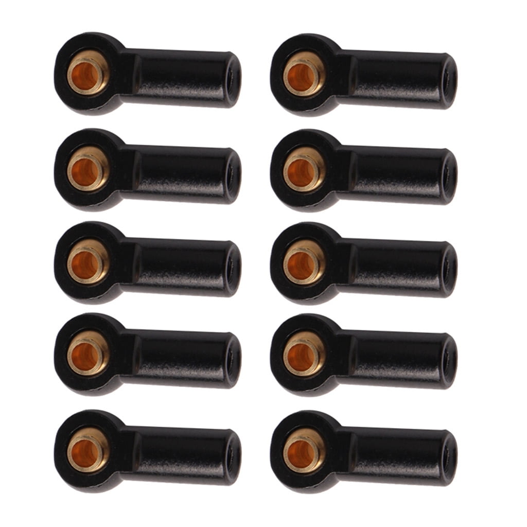 10 Black Metal M3 Turnbuckle Tie Rod Ball Head for Vehicle Model