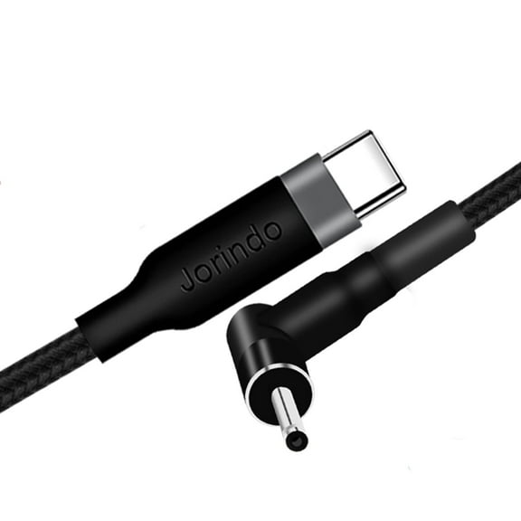 Strhowill 1 Pack USB-C Male to DC 4.0x1.35mm Charger Cable 20V 5A 100W Fast Charging Braided Cord(0.5m/1.64ft)