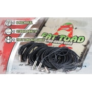 Fat Toad XLR Microphone Cables (6 Pack) - 20 ft Professional Pro Audio Mic Cord Patch with Lo-Z Connector - 24 AWG Shielded Wire and Balanced for Impeccable Recording Studio Sound