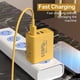 thumbnail image 4 of Smartphone Fast Charging Plug Two Type C And One/Two USB Multi Port US Standard Charging Head, 4 of 6