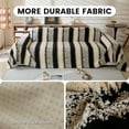 thumbnail image 2 of CJC Couch Cover Sofa Covers, Soft Couch Covers for Sectional Sofa - Anti-slip Love Seat Couch Covers for 2 Cushion Couch, Washable Slipcover for Dog Sofa Protector (Black #A, 71'' x 102''), 2 of 7