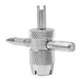 thumbnail image 3 of Domqga Outil de Réparation de Valve de Pneu à 4 Voies, 4-Way Valve Outil Remover, 4-Way Vélo Pneu Réparation Valve Outil Pneu Accessoire + 4 Valve Tige Noyau, 3 of 7
