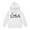 White, variant on LUOGENLI Hoodies for Boys 8-10 with Strings Children's Middle and Large Children's Long Sleeved Letter Print Hooded Top Sweater Hoodies for Girls Size 6 Dark Green Size 10-11 Years