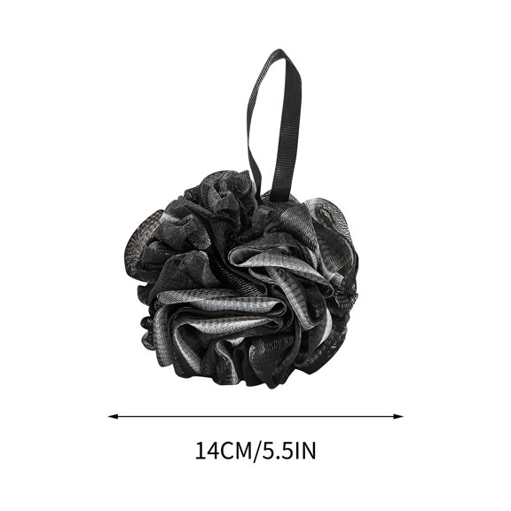 Beautynvta Loofah Bath Sponge Luffa Loofa Body Scrubber Soft Mesh Pouf Wash Puff Shower Puff Shower Ball Exfoliating Shower Sponge, Set of 2