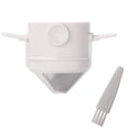 thumbnail image 1 of Btafrte Filtro Plegable Acero Inoxidable Con Gotero Con Cepillo (blanco), 1 of 7