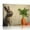 Picture 3, variant on Nawypu Bunny Rabbit Carrot Shopping Face Mask Detail, Canvas Wall Art