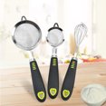 thumbnail image 4 of fastboy 3 Pieces Mesh Sieve Egg Beater Kitchen Baking Pastries Tools Accessories, 4 of 6