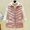 Pink, variant on Drovellove Plus Size Women's Faux Gilet Sleeveless Hoodless Casual Outwear Jacket | Soft Stretchy Knit Vest for Leggings, Layering Over Tees