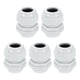 thumbnail image 1 of 5Pack G 3/4" Pasacables de Nailon, Grommet Ajustable Impermeable para Cables, Gris, 1 of 6