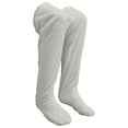 thumbnail image 5 of yuksok Plush Leg Warmers Boot Socks Thigh High Socks for Living Room Apartment Dorm white, 5 of 9