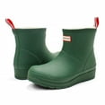 thumbnail image 7 of Hunter Women's Play Short Insulated Rain Boot, Flexing Green \ White Willow,6 M US, 7 of 7