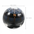 thumbnail image 2 of BESTSKY Mini Car Compass for Kids Playing Sturdy Plastic Black Compass for Dashboard Hiking and Motorcycle, 2 of 7