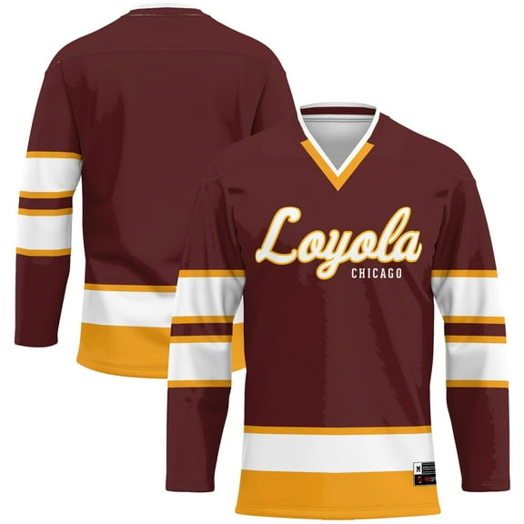 Men's GameDay Greats Maroon Loyola Chicago Ramblers Hockey Jersey