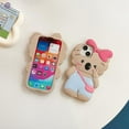 thumbnail image 3 of Case for iPhone 15 Pro Max,Kawaii Phone Cases 3D Silicone Cartoon Retro Phone Mirror Fun Cute Case Soft Rubber Shockproof Protective Case Women Girls for iPhone 15 Pro Max, 3 of 7